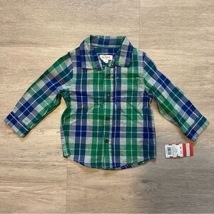 NWT Toddler Long Sleeve Button Down Shirt